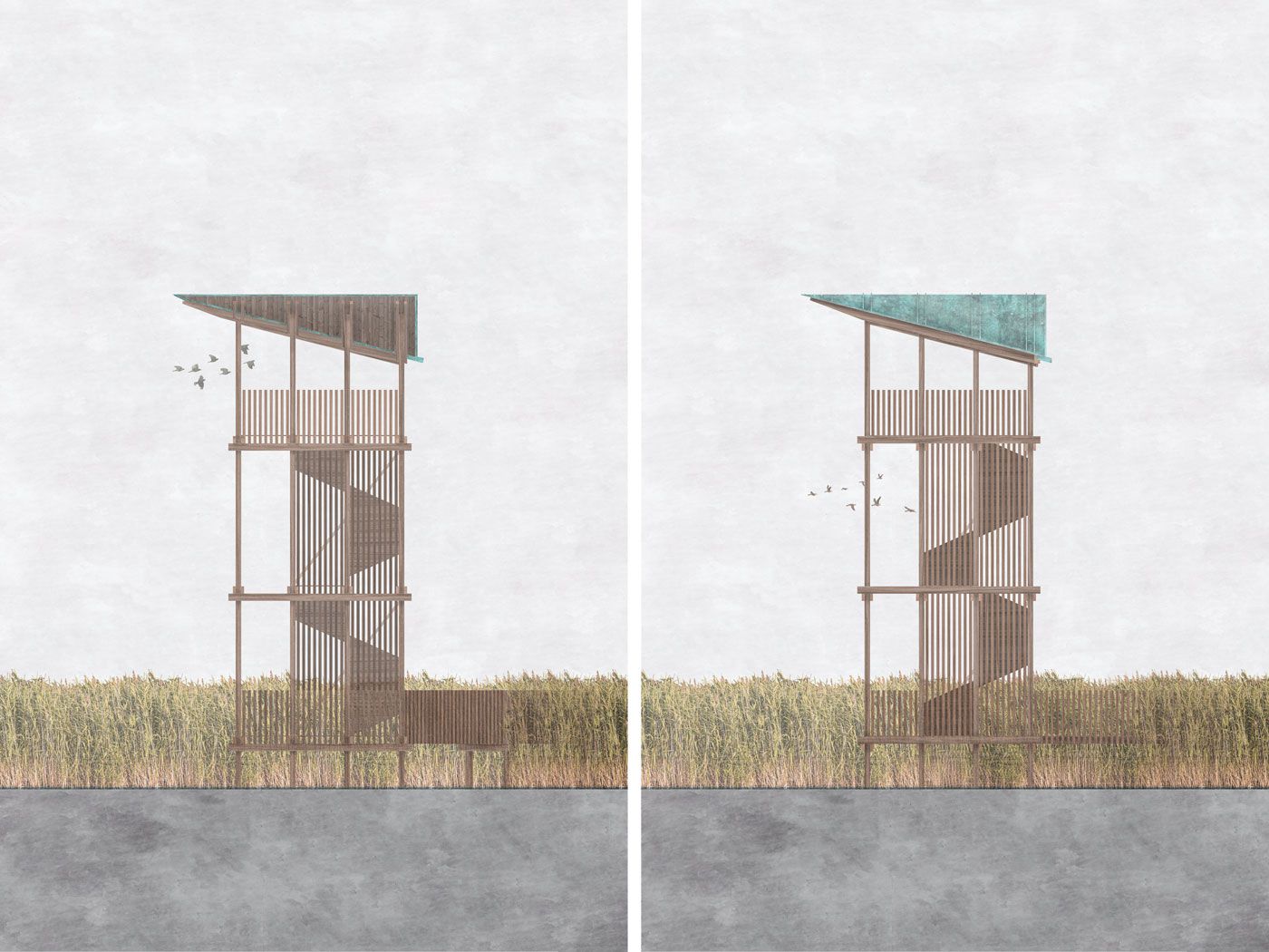 Jan Konings Bird Watch Tower Facades